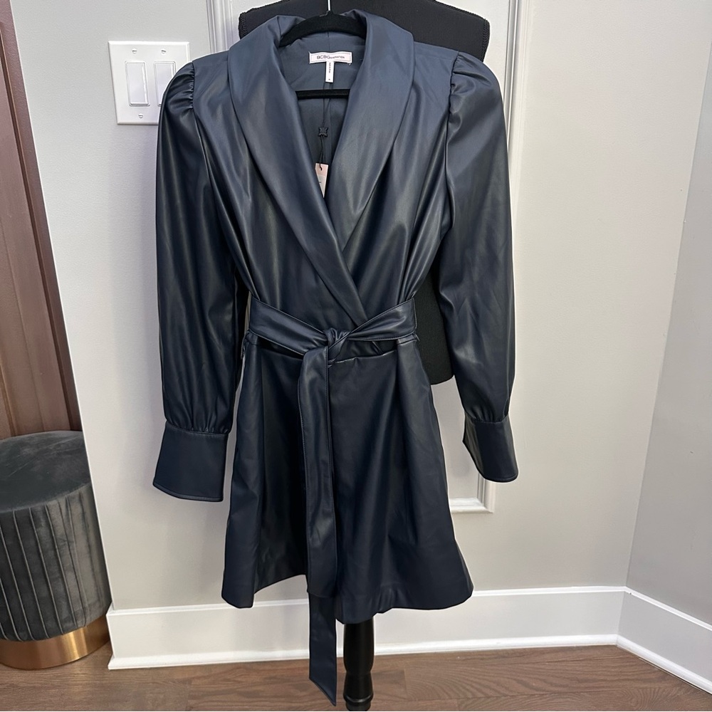 BCBGeneration BlTrench Coat with Shawl Collar
